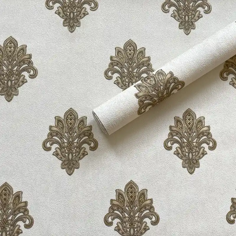 Plată sigură Tapet auriu dormitor baorc, vinil model Seville