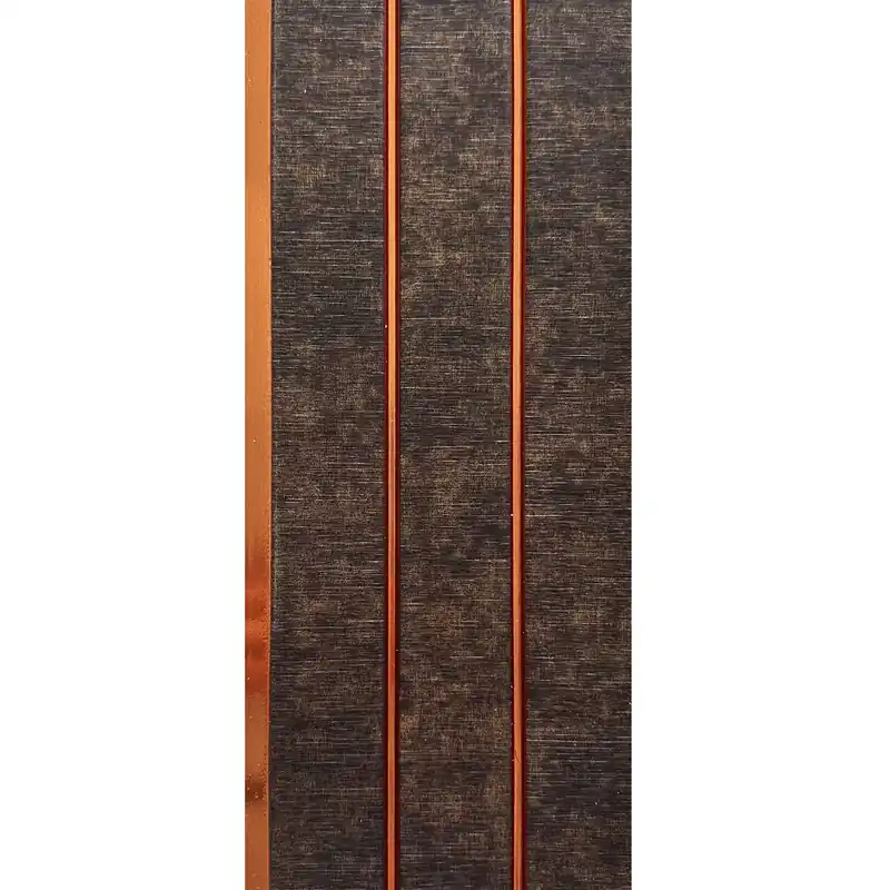 Premium Riflaj decorativ texturat, nuante de maro, 120 mm