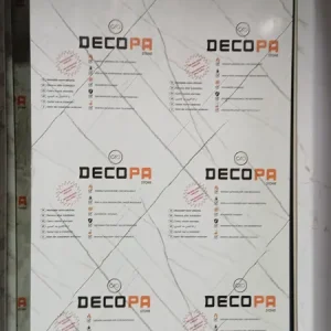 PANOU DECORATIV PVC imitatie marmura SAHARA WHİTE, 122 x 270 cm Preț promoțional