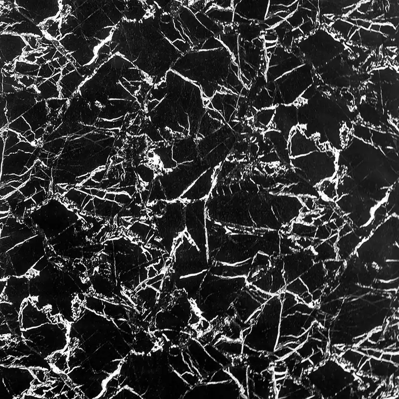 Retur ușor PANOU DECORATIV PVC imitatie marmura BLACK-WHITE, 122 x 270 cm