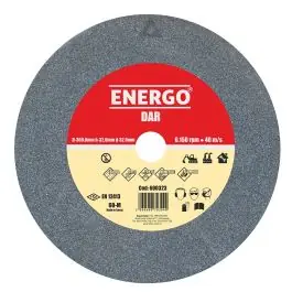 Disc abraziv slefuire polizor de banc DAR rapid D-300mm h-32mm d-32mm NK-60-M gri neferoase fonta nemetale otel normal ENERGO Cumpărături sigure