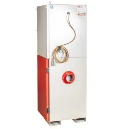 Vezi acum Aspirator filtrare aer cu cartus volum aer 800 mc/h functie de autocuratare pentru cabina de sablat 750 W 400 V ENERGO